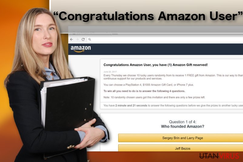"Grattis kära Amazon-användare" virus