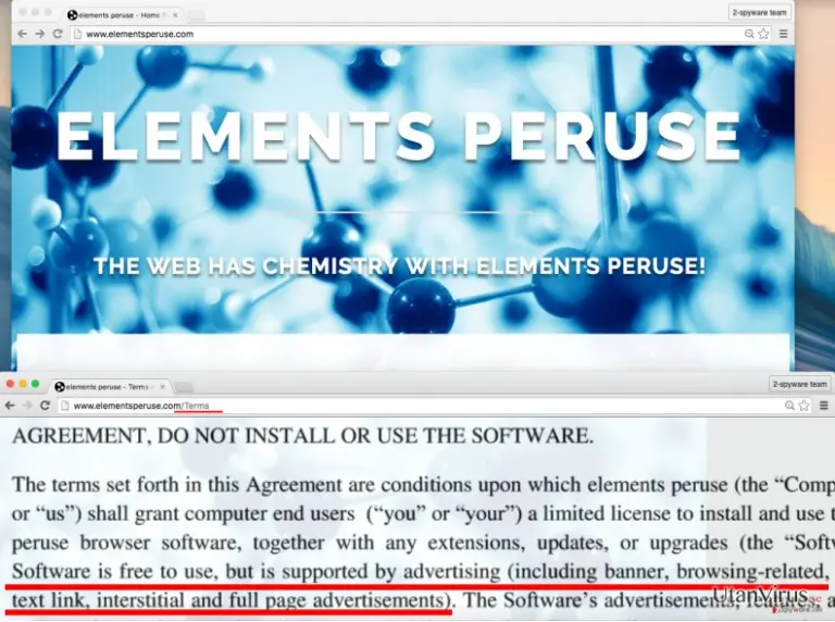 Elements Peruse PUP