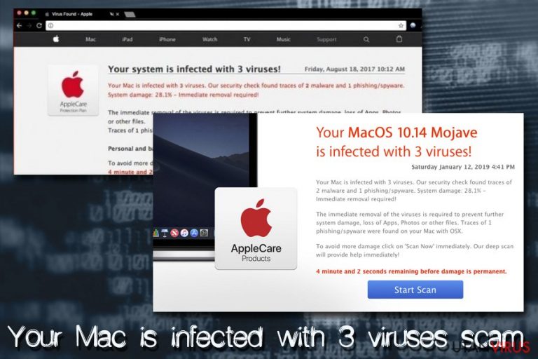 Mac-virus - Your Mac is infected with 3 virus