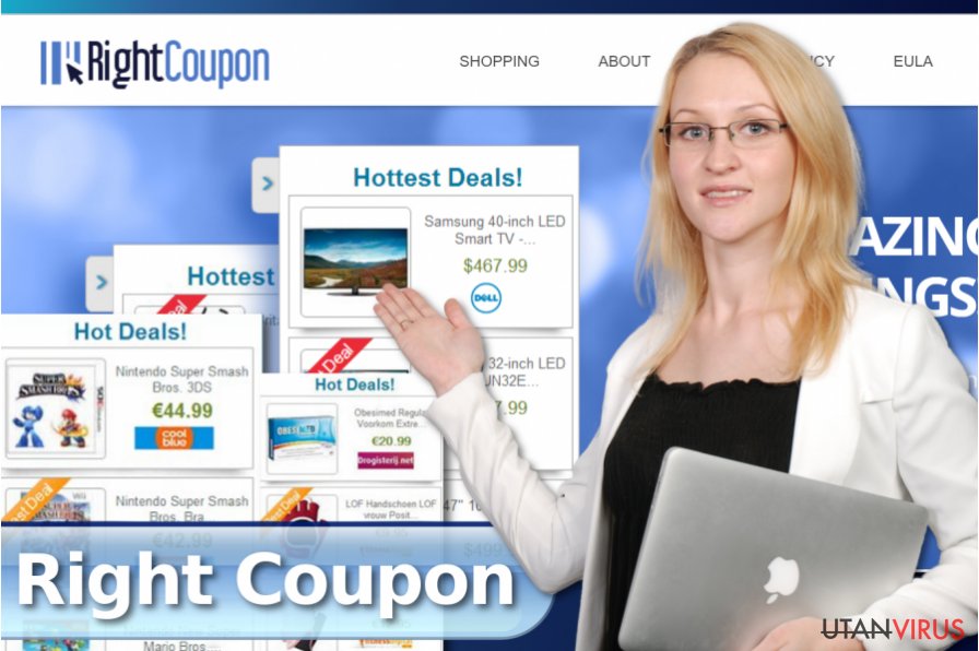 Right Coupon pop-up ads