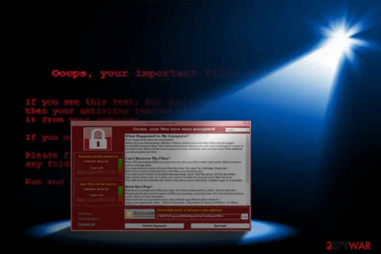 The picture showing the emrgence of WannaCry 3.0